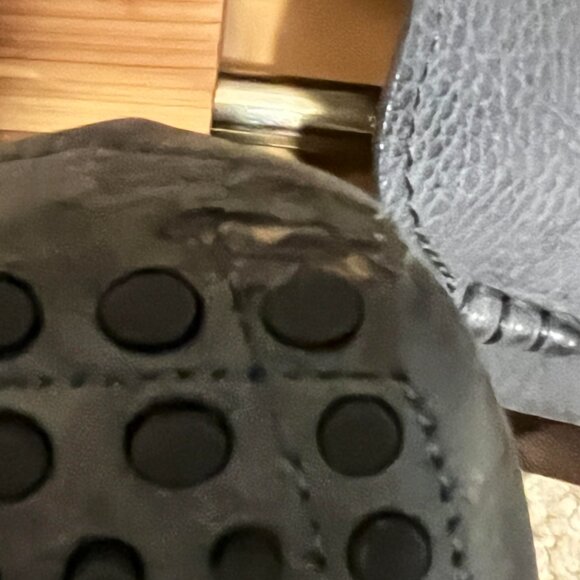 $769 Authentic TOD'S Made in ITALY Men's Blue Leather Moccasins Loafers Sz.10 - Picture 11 of 12